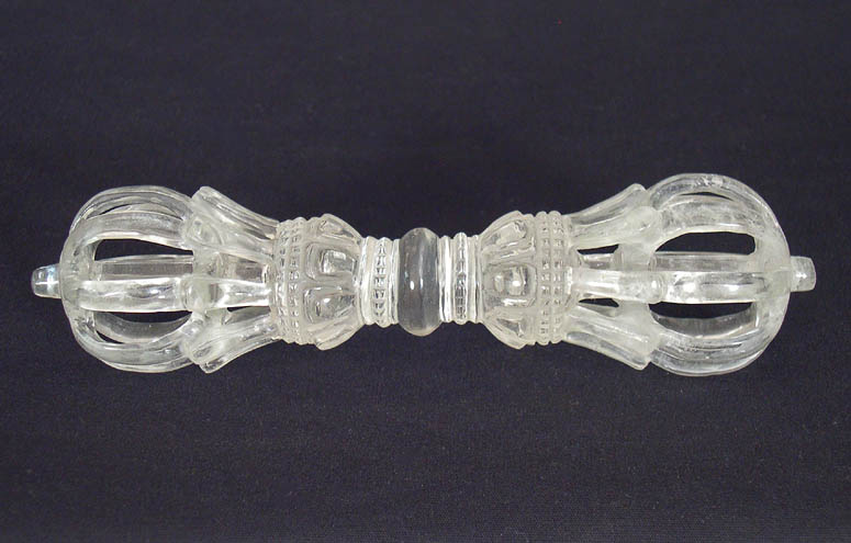 Nine Spoke Crystal Dorje