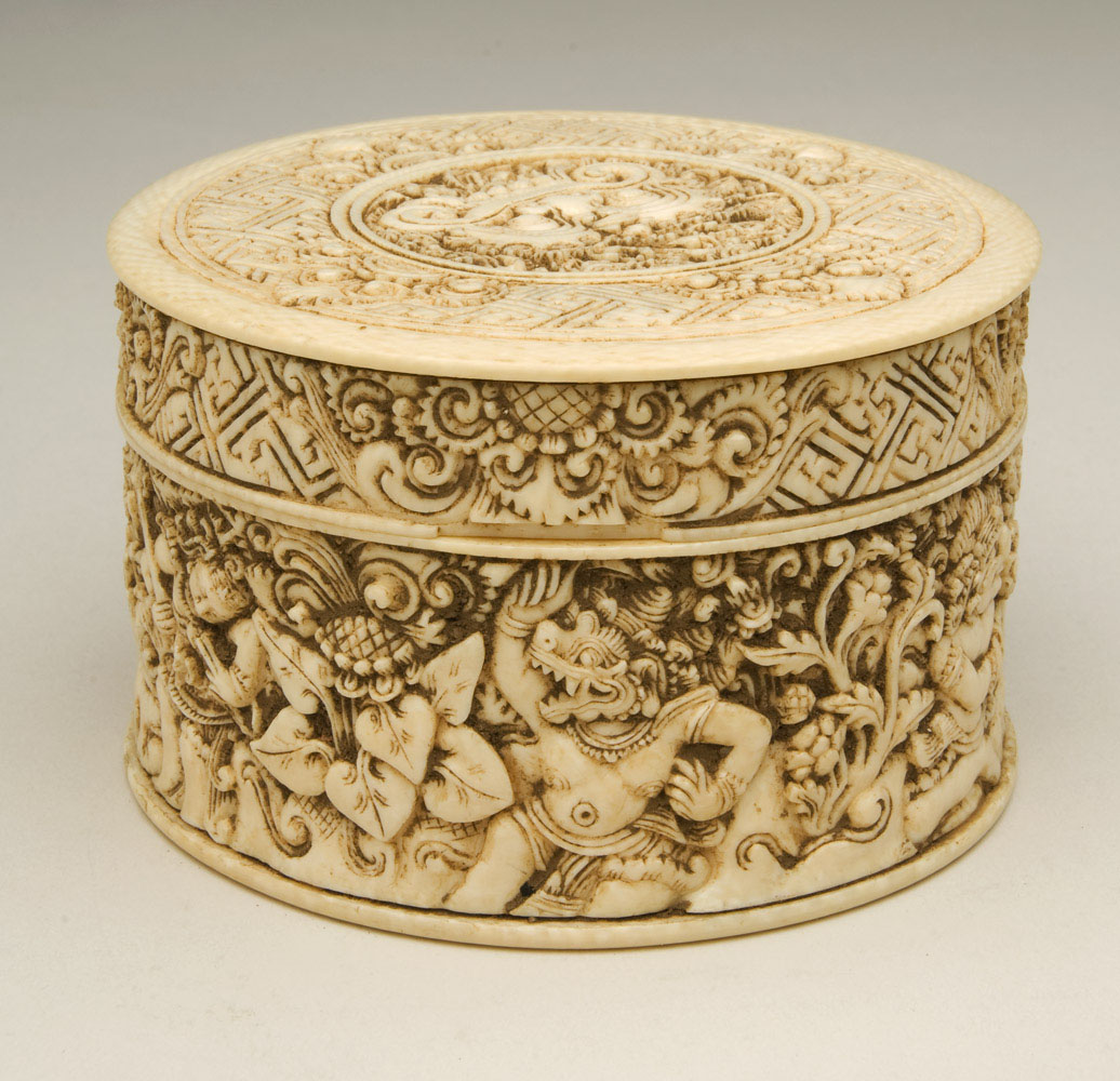 Carved Ivory Box