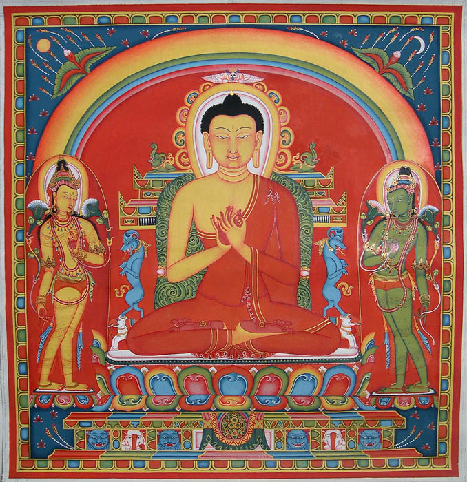 Buddha with Two Attendants