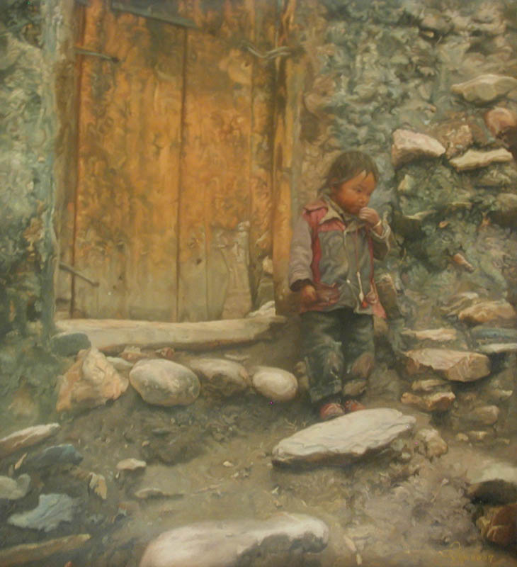 Tserang Dhandrup <br> Boy at Sakya #2