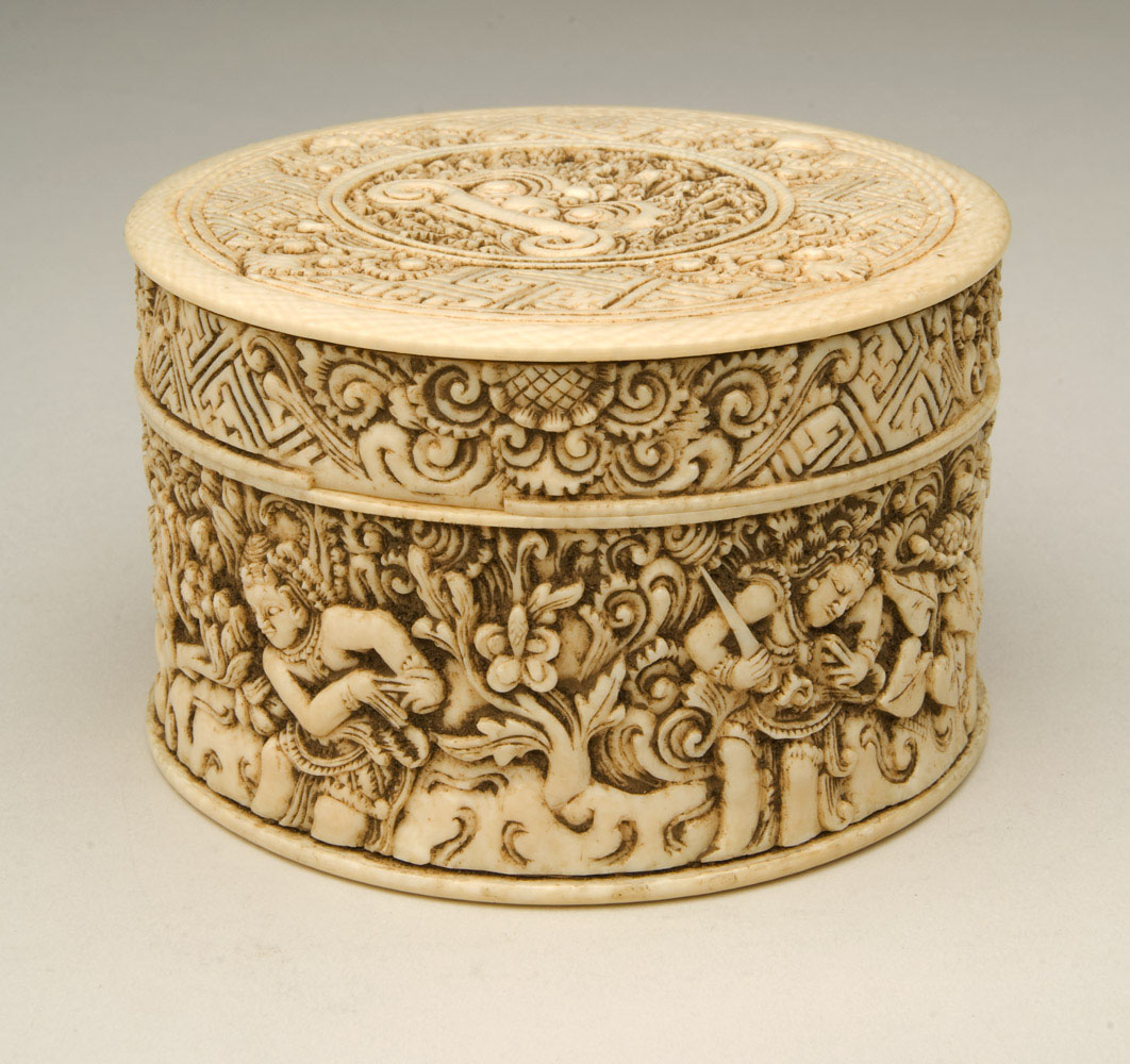 Carved Ivory Box