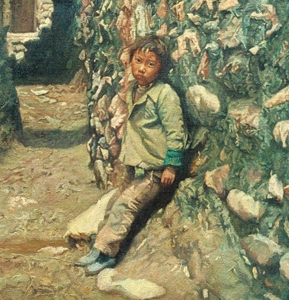 Tserang Dhandrup: Boy at Sakya Monastery